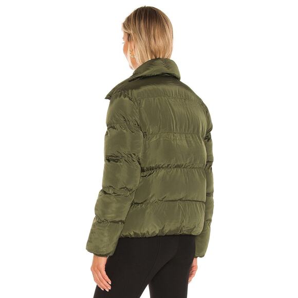 Toast Society Jupiter Puffer Jacket Khaki Green - S - Picture 5 of 7